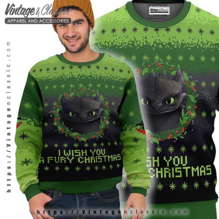 Toothless The Night Ugly Christmas Sweater Ugly Sweater Toothless The Night Ugly Christmas Sweater Ugly Sweater
