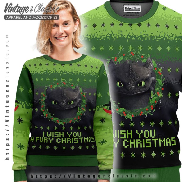 Toothless The Night Ugly Christmas Sweater Ugly Sweater shirt Toothless The Night Ugly Christmas Sweater Ugly Sweater shirt