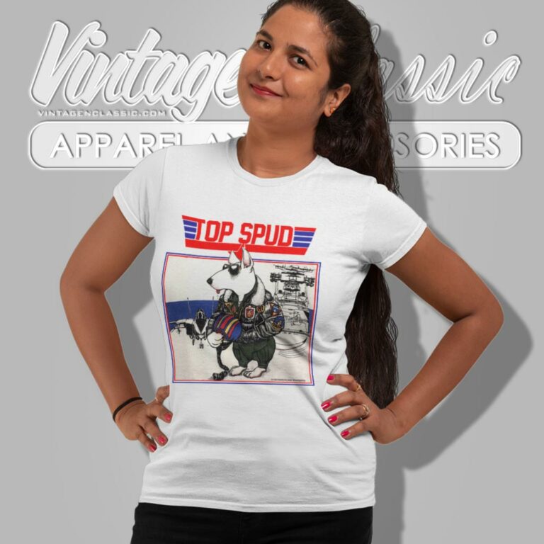 Top Spud Movie Spoof Top Gun Bud Light Beer Women T Shirt Top Spud Movie Spoof Top Gun Bud Light Beer Women T Shirt