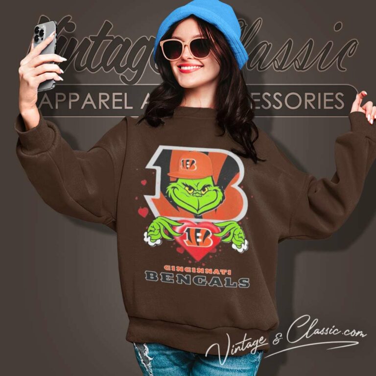Top The Grinch Cincinnati Bengals Sweatshirt Top The Grinch Cincinnati Bengals Sweatshirt
