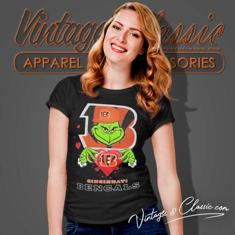 Top The Grinch Cincinnati Bengals Women TShirt Top The Grinch Cincinnati Bengals Women TShirt