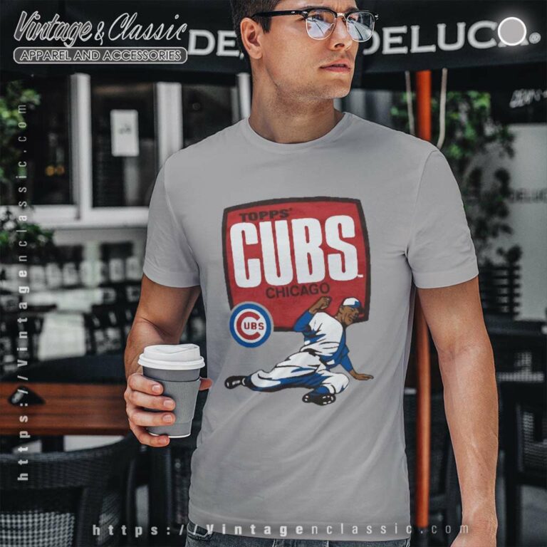 Topps Chicago Cubs T Shirt Topps Chicago Cubs T Shirt