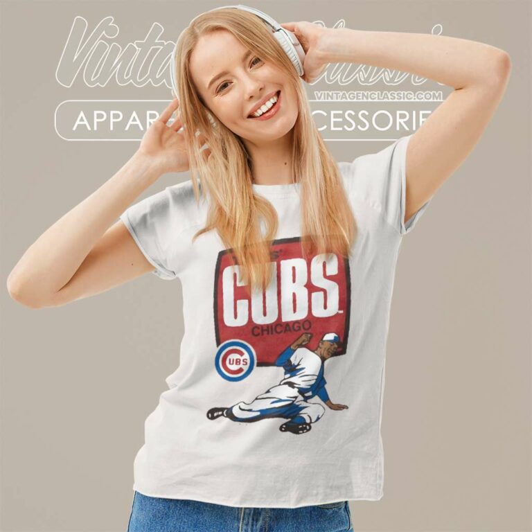 Topps Chicago Cubs Women TShirt Topps Chicago Cubs Women TShirt