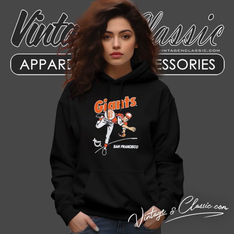 Topps San Francisco Giants Baseball Hoodie Topps San Francisco Giants Baseball Hoodie