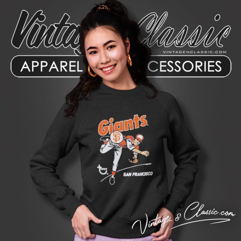 Topps San Francisco Giants Baseball Sweatshirt Topps San Francisco Giants Baseball Sweatshirt