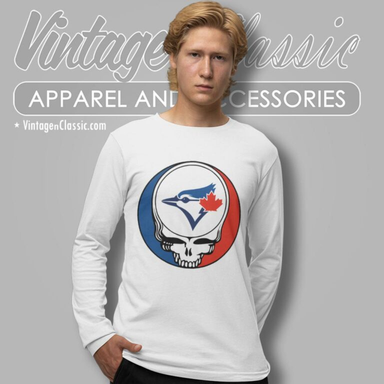 Toronto Blue Jays Grateful Dead Steal Your Face Long Sleeve Tee Toronto Blue Jays Grateful Dead Steal Your Face Long Sleeve Tee