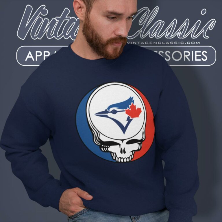 Toronto Blue Jays Grateful Dead Steal Your Face Sweatshirt Toronto Blue Jays Grateful Dead Steal Your Face Sweatshirt