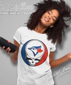 Toronto Blue Jays Grateful Dead Steal Your Face Women T Shirt
