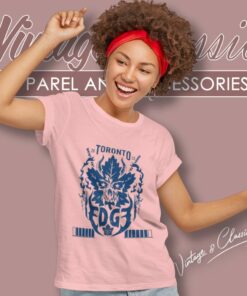 Toronto Maple Leafs 2023 X Edge Collaboration Women T Shirt 1