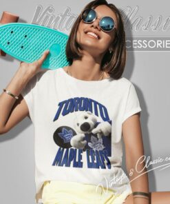 Toronto Maple Leafs Carlton The Bear Nhl Women T Shirt