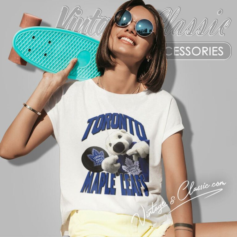 Toronto Maple Leafs Carlton The Bear Nhl Women T Shirt Toronto Maple Leafs Carlton The Bear Nhl Women T Shirt