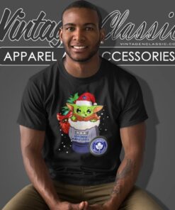 Toronto Maple Leafs Christmas Baby Yoda Star Wars Funny T Shirt