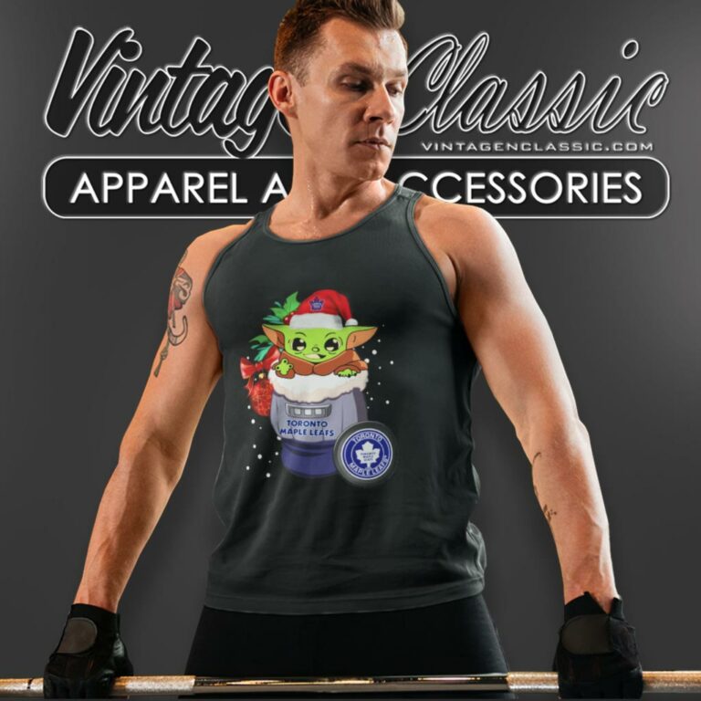 Toronto Maple Leafs Christmas Baby Yoda Star Wars Funny Tank Top Racerback Toronto Maple Leafs Christmas Baby Yoda Star Wars Funny Tank Top Racerback