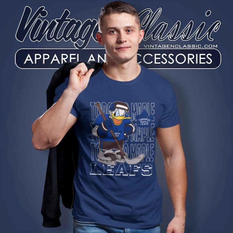 Toronto Maple Leafs Donald Duck Hockey Shirt T shirt Toronto Maple Leafs Donald Duck Hockey Shirt T shirt