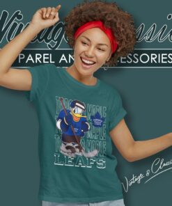 Toronto Maple Leafs Donald Duck Hockey Shirt
