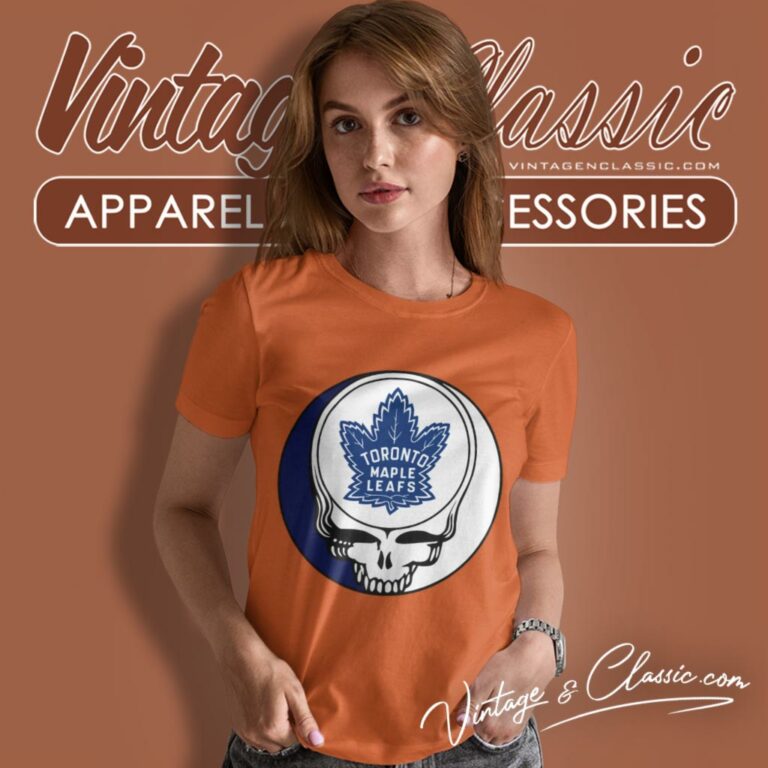 Toronto Maple Leafs Grateful Dead Steal Your Face Women T Shirt Toronto Maple Leafs Grateful Dead Steal Your Face Women T Shirt
