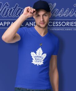 Toronto Maple Leafs Logo V Neck TShirt