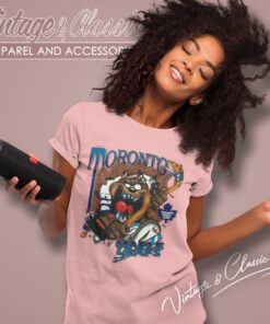 Toronto Maple Leafs Looney Tunes Taz Hockey Women T Shirt