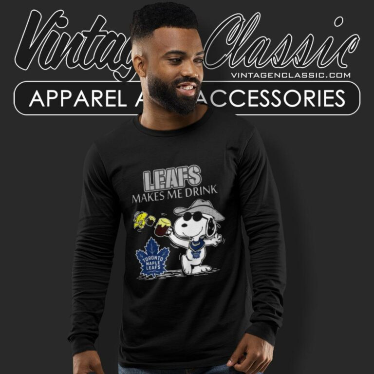 Toronto Maple Leafs Make Me Drinks Long Sleeve Tee Toronto Maple Leafs Make Me Drinks Long Sleeve Tee