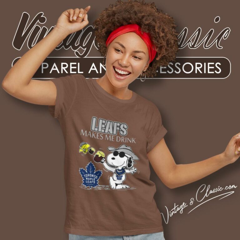 Toronto Maple Leafs Make Me Drinks Women T Shirt Toronto Maple Leafs Make Me Drinks Women T Shirt