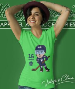 Toronto Maple Leafs Mitchell Marner Pixel Player V Neck TShirt