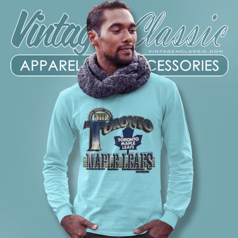 Toronto Maple Leafs Retro Logo 1992 Nhl Long Sleeve Tee Toronto Maple Leafs Retro Logo 1992 Nhl Long Sleeve Tee