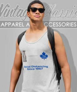 Toronto Maple Leafs Social Distancing Since 1967 Tank Top Racerback