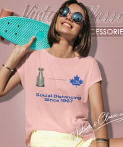 Toronto Maple Leafs Social Distancing Since 1967 Women T Shirt
