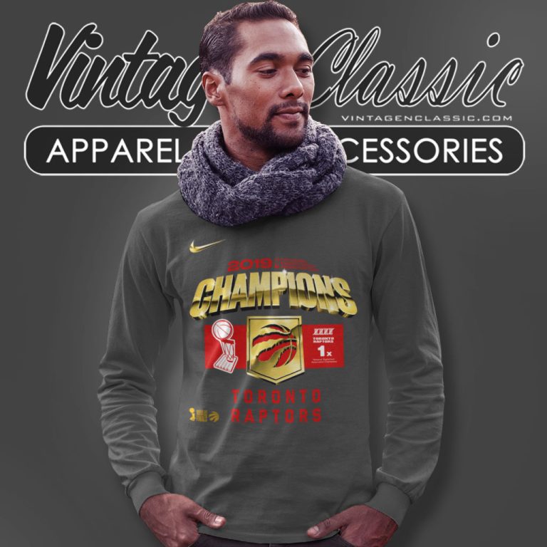 Toronto Raptors Nike 2019 Nba Finals Champions Locker Room Long Sleeve Tee Toronto Raptors Nike 2019 Nba Finals Champions Locker Room Long Sleeve Tee