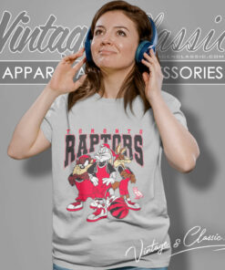 Toronto Raptors Shirt Nba Basketball Looney Tunes Women T Shirt