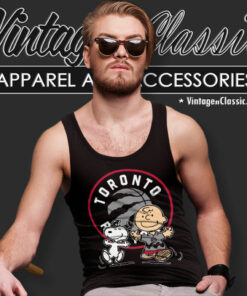 Toronto Raptors Shirt Snoopy And Charlie Brown Tank Top Racerback