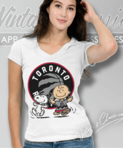 Toronto Raptors Shirt Snoopy And Charlie Brown V Neck TShirt