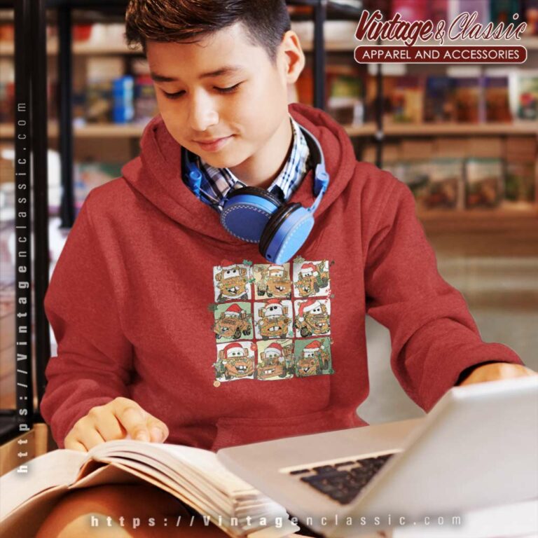 Tow Mater Santa Christmas Cars kids Hoodie Tow Mater Santa Christmas Cars kids Hoodie