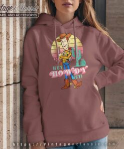 Toy Story 4 Hey Howdy Hey Retro Portrait Hoodie