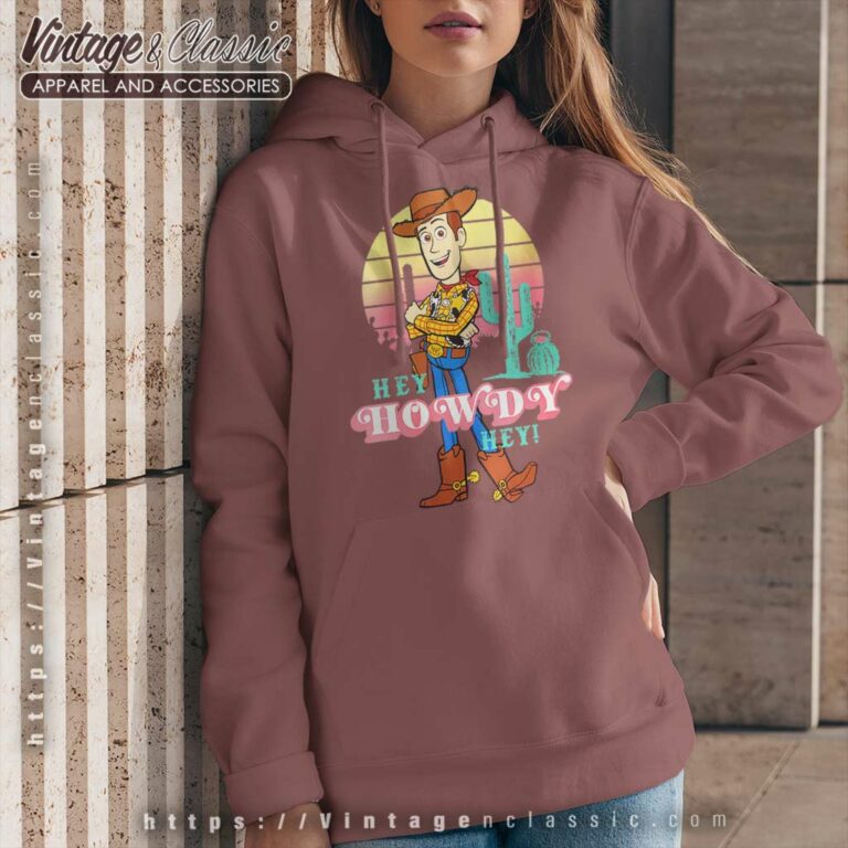 Toy Story 4 Hey Howdy Hey Retro Portrait Hoodie Toy Story 4 Hey Howdy Hey Retro Portrait Hoodie
