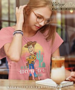 Toy Story 4 Hey Howdy Hey Retro Portrait Women TShirt