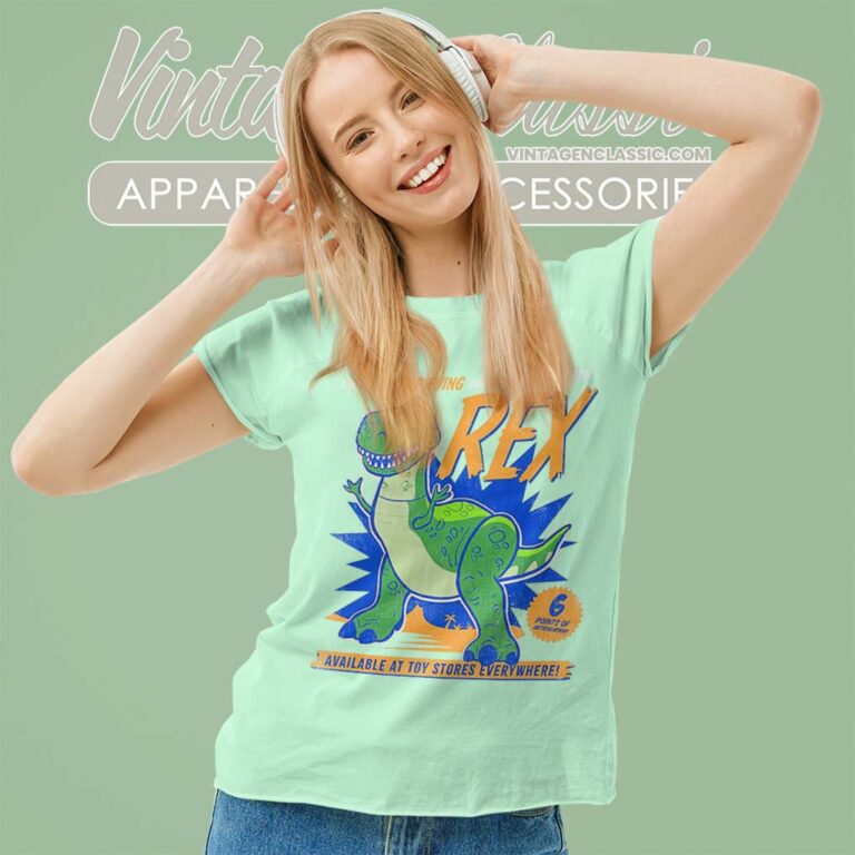 Toy Story 4 Rex Terrifying Dinosaur Women TShirt Toy Story 4 Rex Terrifying Dinosaur Women TShirt
