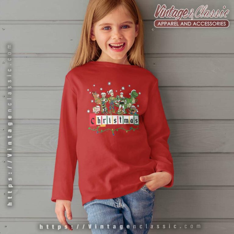 Toy Story Christmas Shirt Gift For Fans kids Longsleeve Toy Story Christmas Shirt Gift For Fans kids Longsleeve