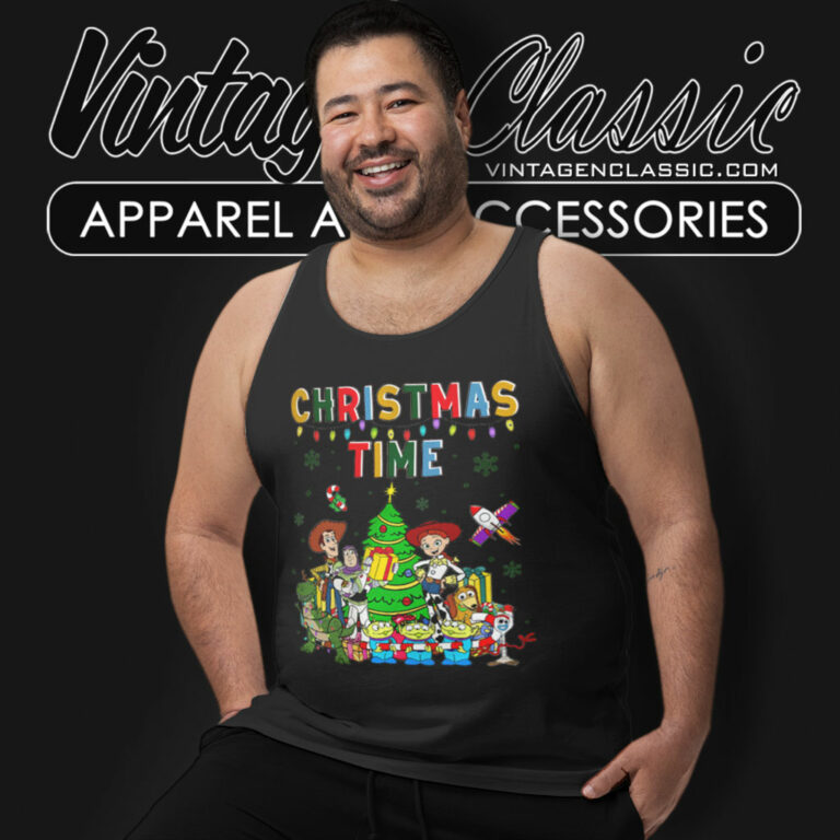 Toy Story Christmas Time Tank Top Racerback Toy Story Christmas Time Tank Top Racerback