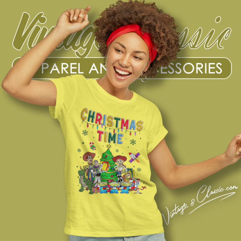 Toy Story Christmas Time Women T Shirt Toy Story Christmas Time Women T Shirt