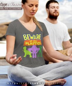 Toy Story Disney Beware Of The Plastics V Neck TShirt