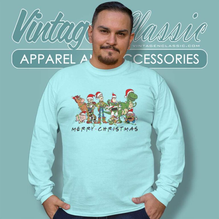Toy Story Friends Merry Christmas Long Sleeve Tee Toy Story Friends Merry Christmas Long Sleeve Tee
