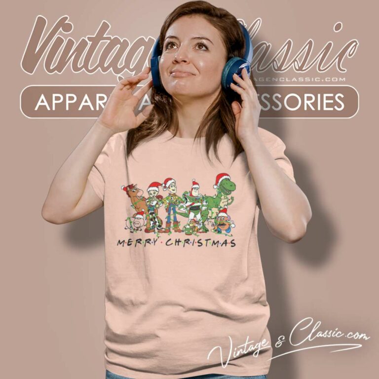 Toy Story Friends Merry Christmas Women TShirt Toy Story Friends Merry Christmas Women TShirt