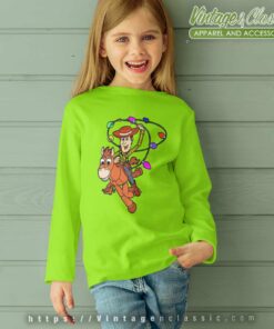 Toy Story Woody Christmas Lights KIDS LONGSLEEVE