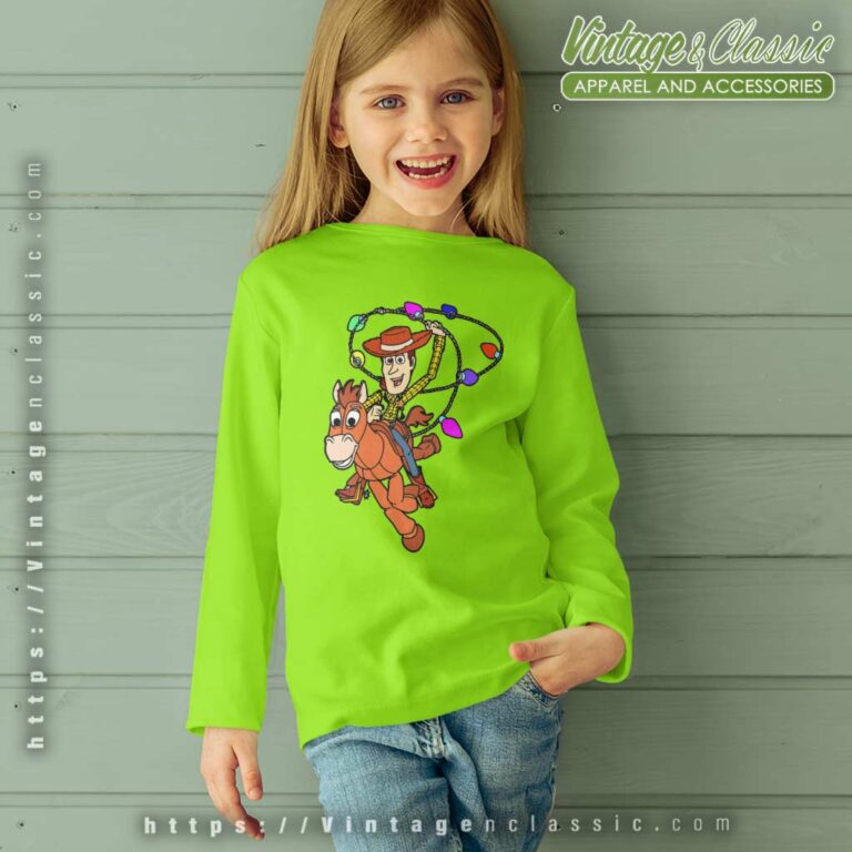 Toy Story Woody Christmas Lights KIDS LONGSLEEVE Toy Story Woody Christmas Lights KIDS LONGSLEEVE