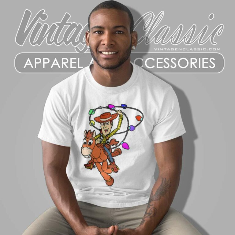 Toy Story Woody Christmas Lights T Shirt Toy Story Woody Christmas Lights T Shirt