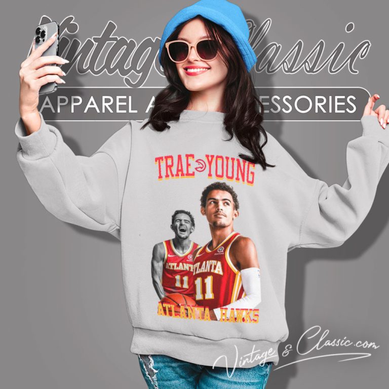 Trae Young Ice Trae Atlanta Hawks Sweatshirt Trae Young Ice Trae Atlanta Hawks Sweatshirt