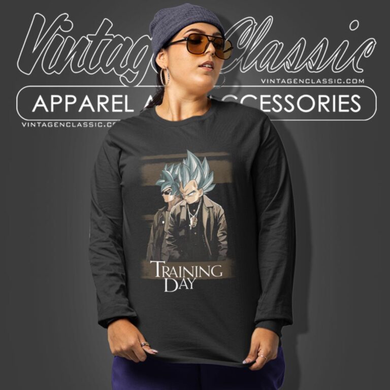 Training Day Goku Vegeta Dragon Ball Long Sleeve Tee Training Day Goku Vegeta Dragon Ball Long Sleeve Tee