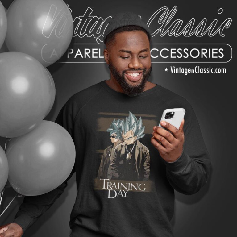 Training Day Goku Vegeta Dragon Ball Sweatshirt Training Day Goku Vegeta Dragon Ball Sweatshirt