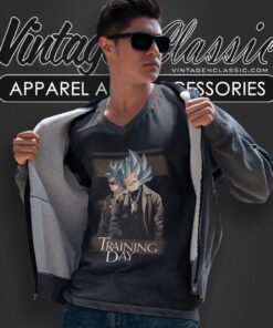 Training Day Goku Vegeta Dragon Ball V Neck TShirt